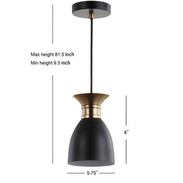 Edison Metal LED Pendant - JONATHAN Y